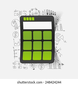 Drawing business formulas: calculator