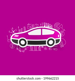 Drawing business formulas: car