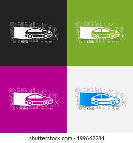 Drawing business formulas: car