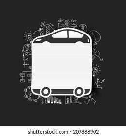 Drawing business formulas: car