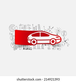 Drawing business formulas: car
