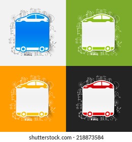 Drawing business formulas: car
