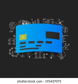 Drawing business formulas: card