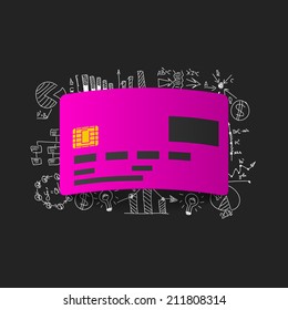 Drawing business formulas: card