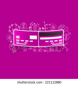 Drawing business formulas: card