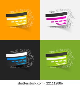 Drawing business formulas: card
