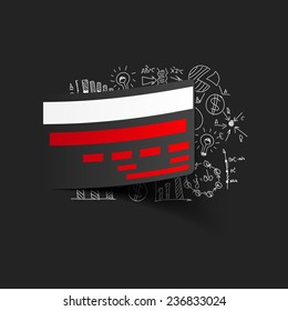 Drawing business formulas: card