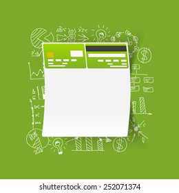 Drawing business formulas: card