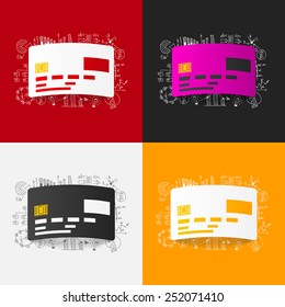 Drawing business formulas: card