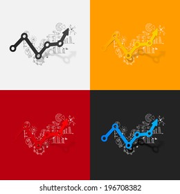 Drawing business formulas: chart