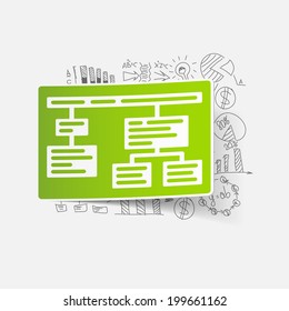 Drawing business formulas: chart