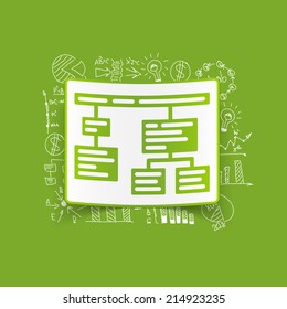 Drawing business formulas: chart