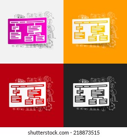 Drawing business formulas: chart