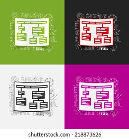 Drawing business formulas: chart