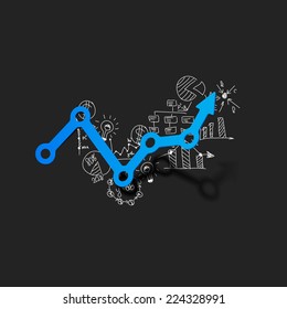 Drawing business formulas: chart