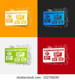 Drawing business formulas: chart