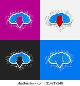 Drawing business formulas: cloud
