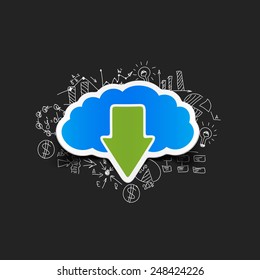 Drawing business formulas: cloud