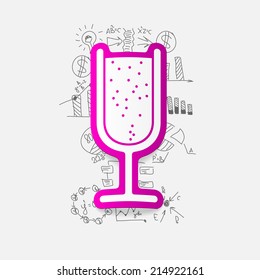 Drawing business formulas: cocktail