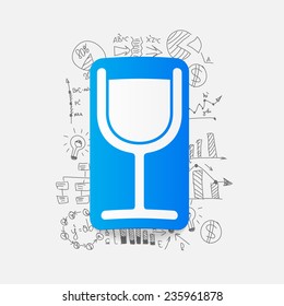 Drawing business formulas: cocktail