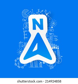 Drawing business formulas: compass