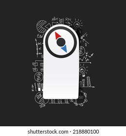 Drawing business formulas: compass