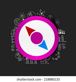 Drawing business formulas: compass