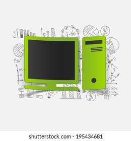 Drawing business formulas: computer