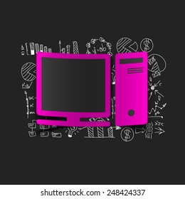 Drawing business formulas: computer