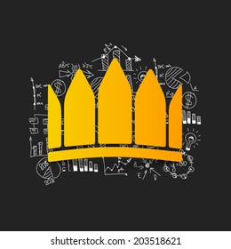 Drawing business formulas: crown