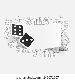 Drawing business formulas: dice