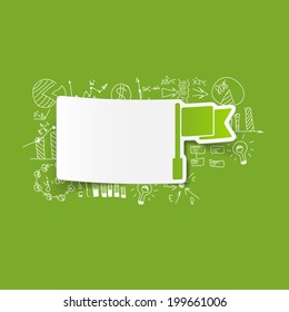 Drawing business formulas: flag