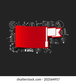 Drawing business formulas: flag