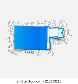 Drawing business formulas: flag