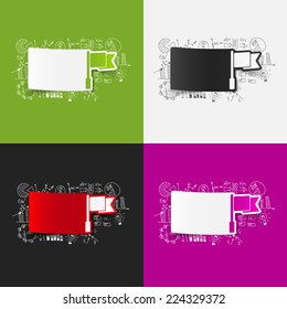 Drawing business formulas: flag