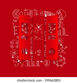 Drawing business formulas: folder