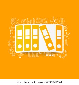 Drawing business formulas: folder
