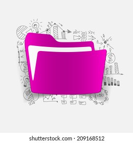 Drawing business formulas: folder