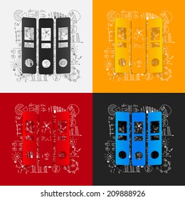 Drawing business formulas: folder