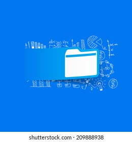 Drawing business formulas: folder