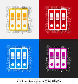 Drawing business formulas: folder