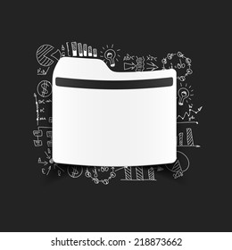 Drawing business formulas: folder