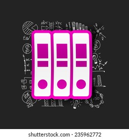 Drawing business formulas: folder