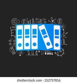 Drawing business formulas: folder