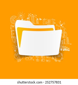 Drawing business formulas: folder