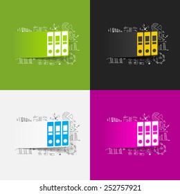 Drawing business formulas: folder