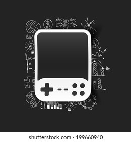 Drawing business formulas: game controller
