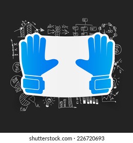 Drawing business formulas: gloves