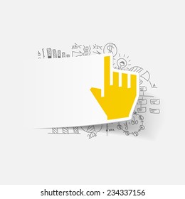Drawing business formulas: hand