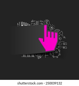 Drawing business formulas: hand